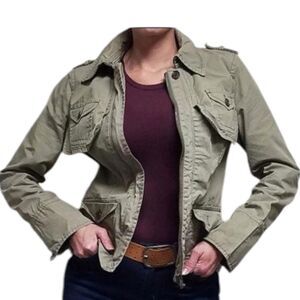 J.Crew Khaki Tan Lightweight Cotton‎ Field Jacket 4